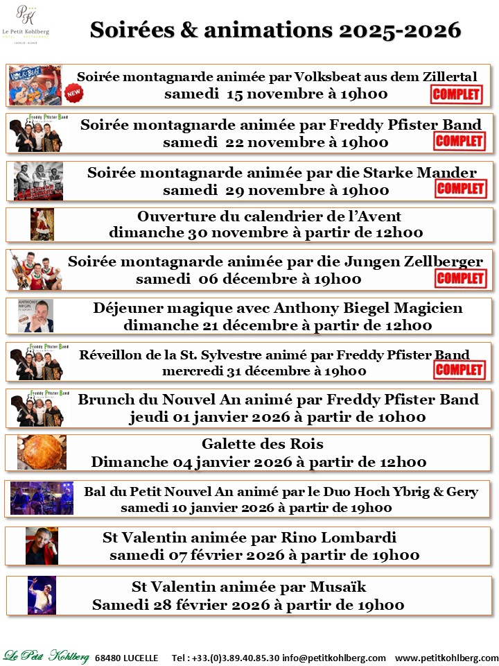 Soirees Petit Kohlberg 2025 26